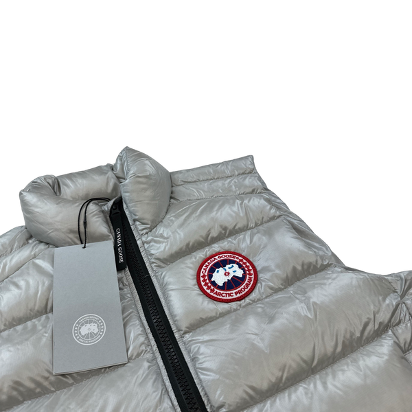 Canada Goose Silver Pearl Down Filled Gilet - Small