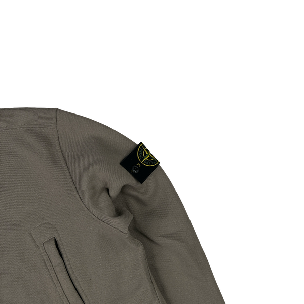 Stone Island 2020 Brown Cotton Crewneck Sweatshirt - Small