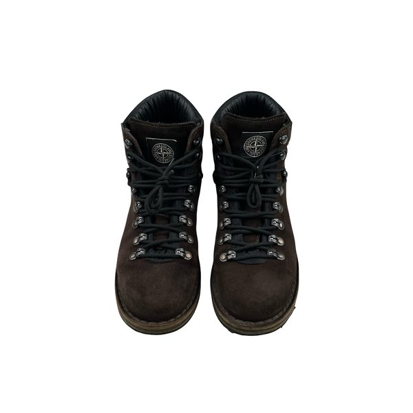 Stone Island X Diemme Brown Walking Boots - UK 8