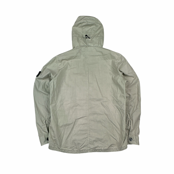 Stone Island 2018 Grey Hooded Overshirt - Large