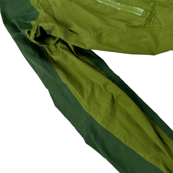 RAB Extreme Moss Green Event Zipped Waterproof Rain Jacket - Medium