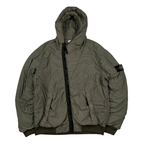 Stone Island 2019 Khaki Comfort Tech Composite Jacket - Large