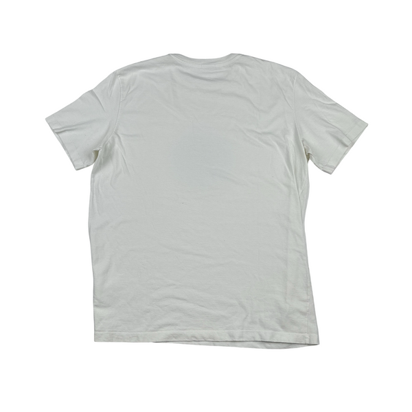 Stone Island 2007 White Cotton Glow Compass T Shirt - XXL