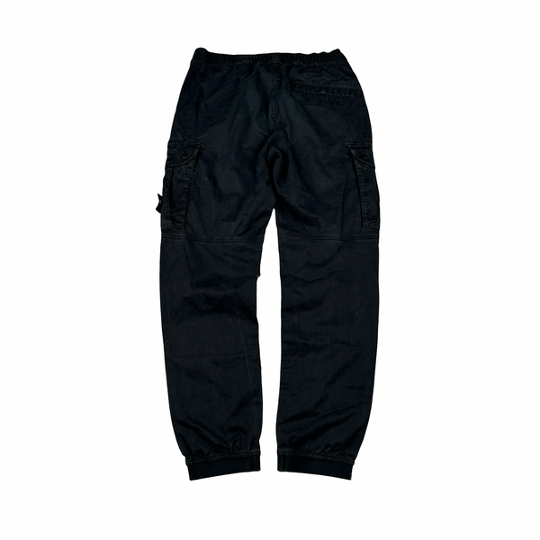 Stone Island 2021 Black RE T Cargo Trousers - 34”