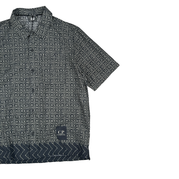 CP Company Patterned Short Sleeved Shirt - XL