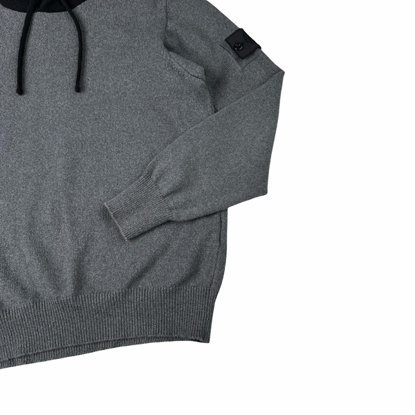 Stone Island 2019 Shadow Project Wool Blend Hoodie Knit Jumper - Small