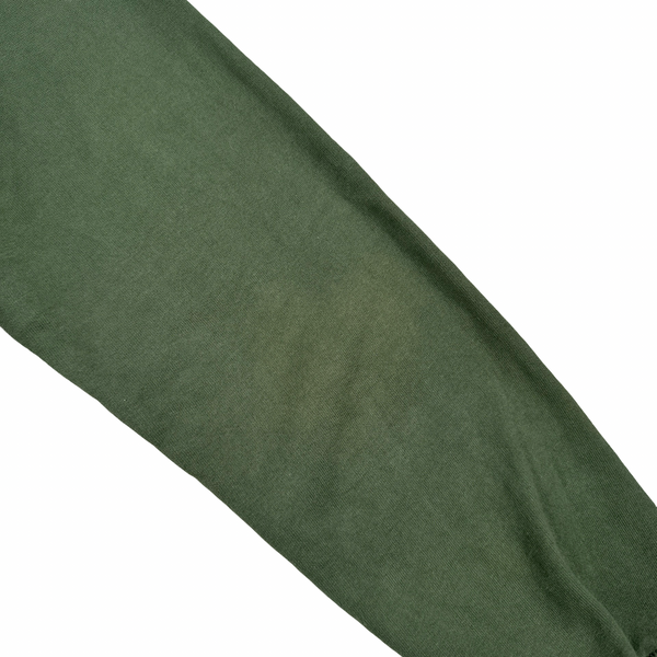 Stone Island 2021 Green 3D Rubber Logo Sweatshirt - Small