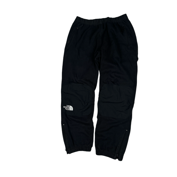 North Face X Supreme SS16 Black Heavyweight Soft Fleeced Lined Joggers - Large