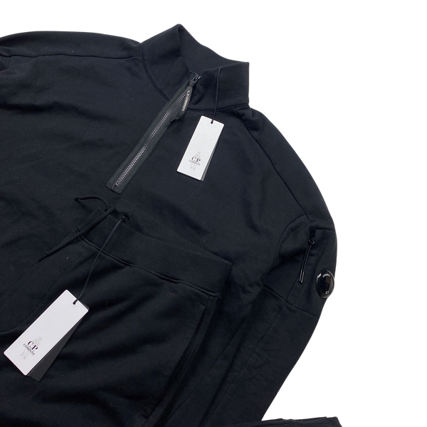 CP Company Black Cotton Tracksuit Set - XXL