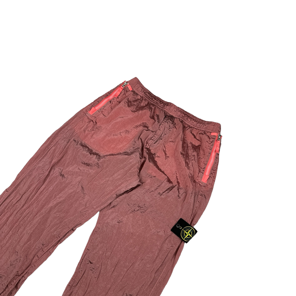 Stone Island 2023 Pink Nylon Metal Econyl Trousers - 30"