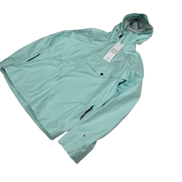 Stone Island 2021 Mint Jacquard Marina 3L Jacket - Large