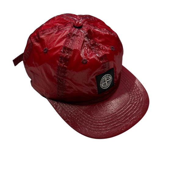 Stone Island x Supreme Red Silk Cap