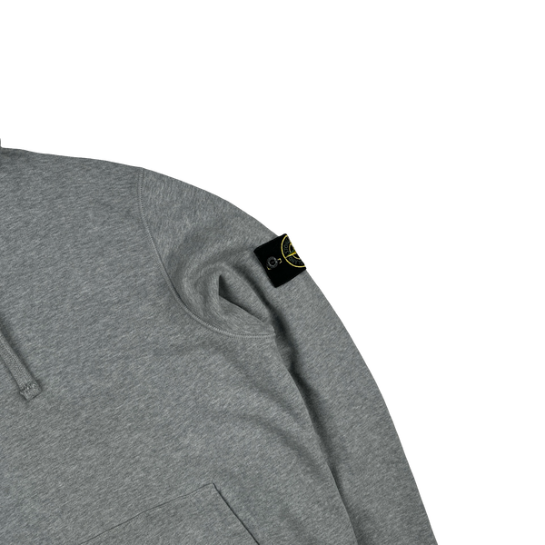Stone Island 2022 Grey Pullover Cotton Hoodie - XXL