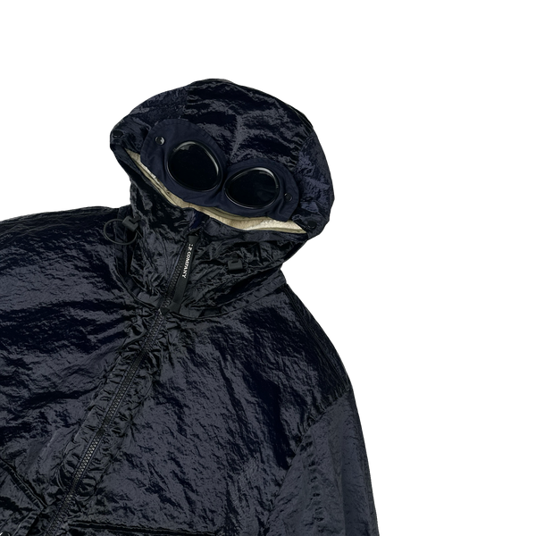 CP Company Navy Kan D Sherling Lined Goggle Jacket - XL