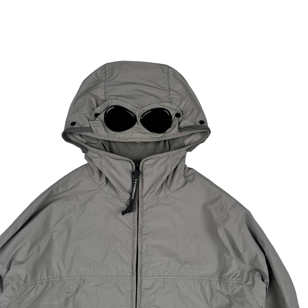 CP Company GDP Grey Polartec Nylon Goggle Jacket - XL