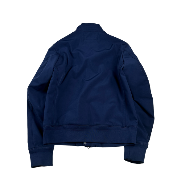 CP Company Blue Fleece Lined Lens Viewer Bomber - Small