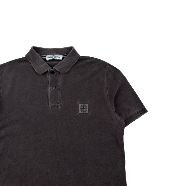 Stone Island Dark Charcoal Polo Shirt - Medium
