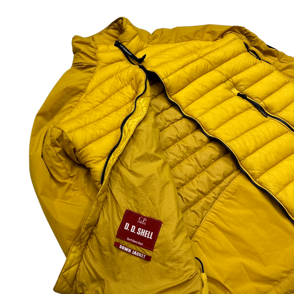 CP Company Yellow D D Shell Bomber Jacket - Large