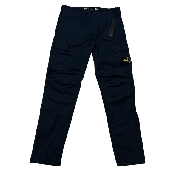 Stone Island 2021 Navy RE Cargo Trousers -31"