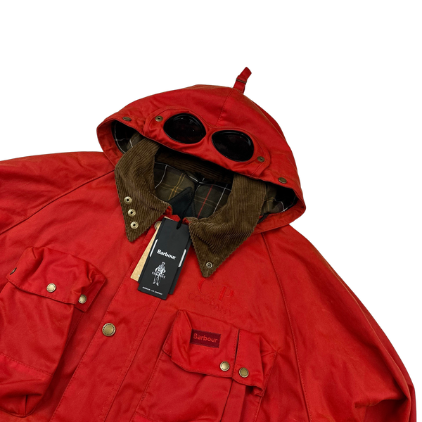 CP Company x Barbour Multi Pocket 500 Mille Waxed Jacket - XL