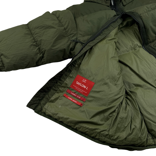 CP Company Khaki Taylon L Puffer Jacket - Large
