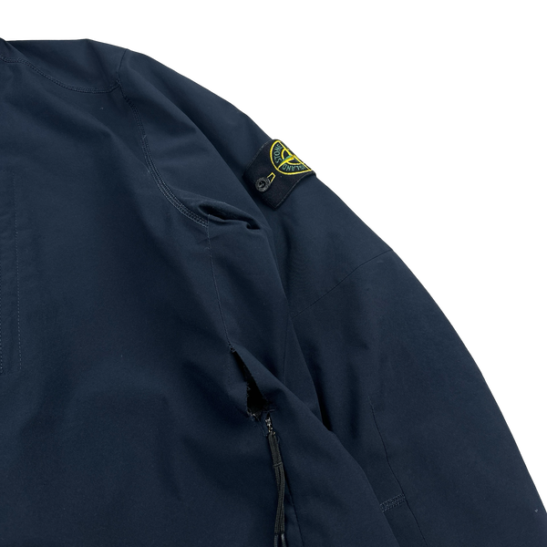 Stone Island 2023 Navy Soft Shell Primaloft Lined Jacket -XL