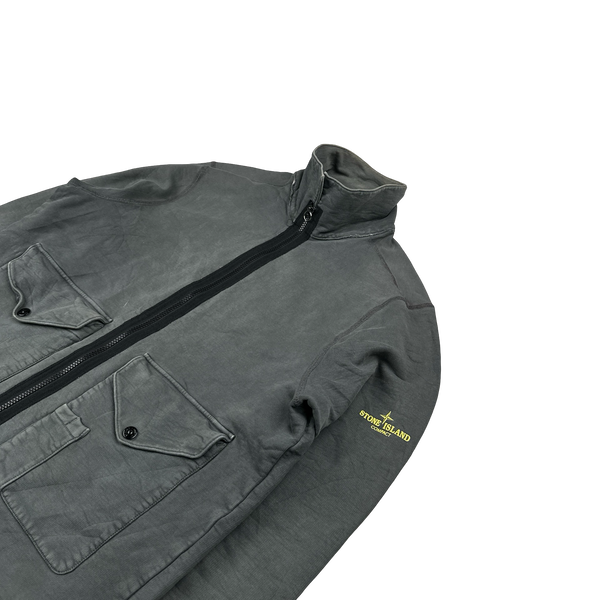Stone Island 2004 Cotton Compact Zipped Jacket - Medium