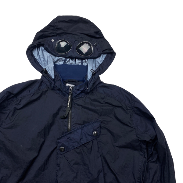 CP Company Navy Nyfoil Goggle Jacket - Medium