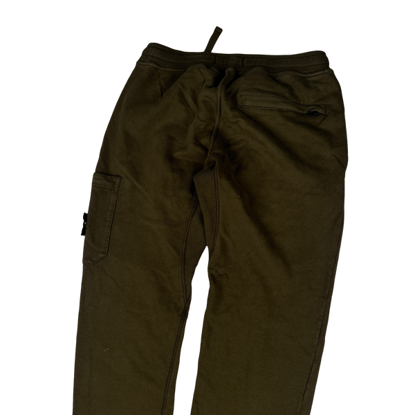 Stone Island 2018 Brown Cotton Joggers - Small