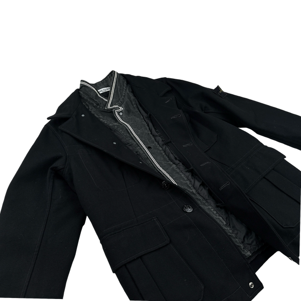 【808】STONE  DUFFLE COAT Stone Island 80s Green Wool Duffle Coat - XL – Mat's Island