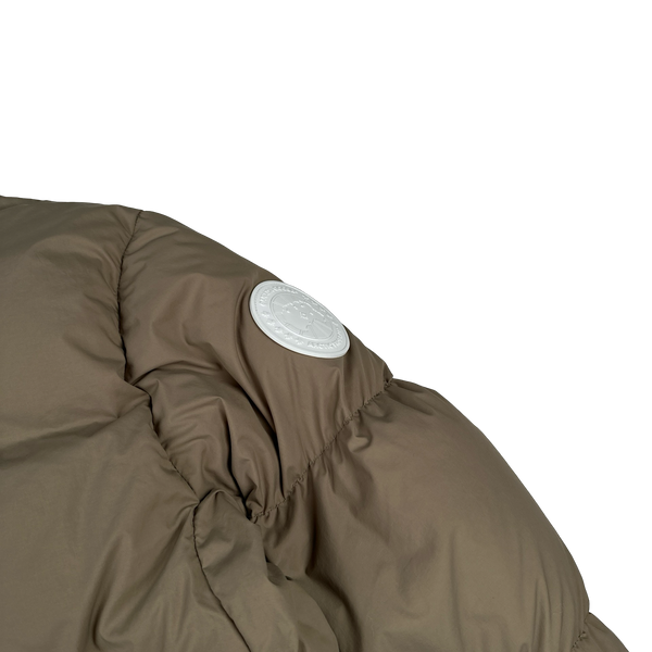 Canada Goose Everett Northwood Down White Patch Puffer Jacket - Large