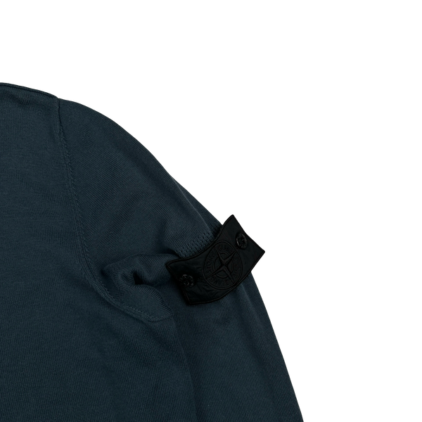 Stone Island 2018 Shadow Project Dark Turquoise Lightweight Buttoned Jumper - Medium