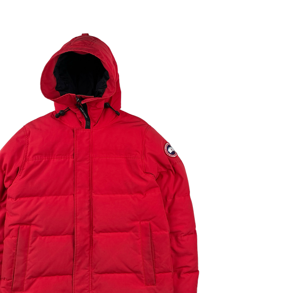 Canada Goose Red Macmilan Premium Down Parka Jacket - Medium