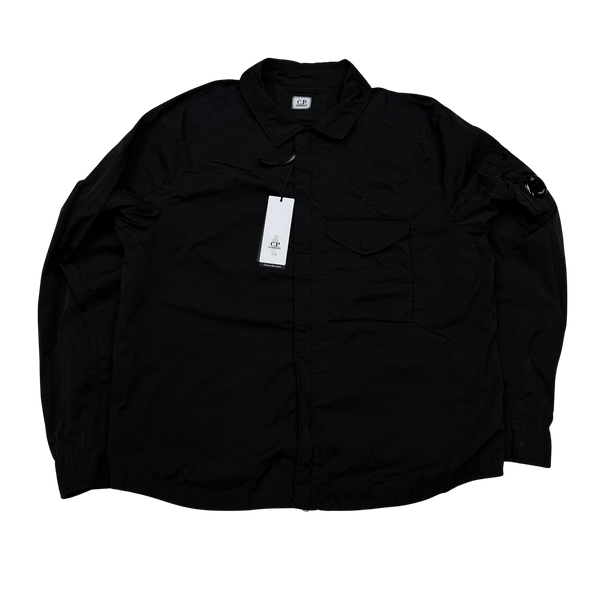 CP Company Black Chrome R Nylon Zipped Jacket - XXL