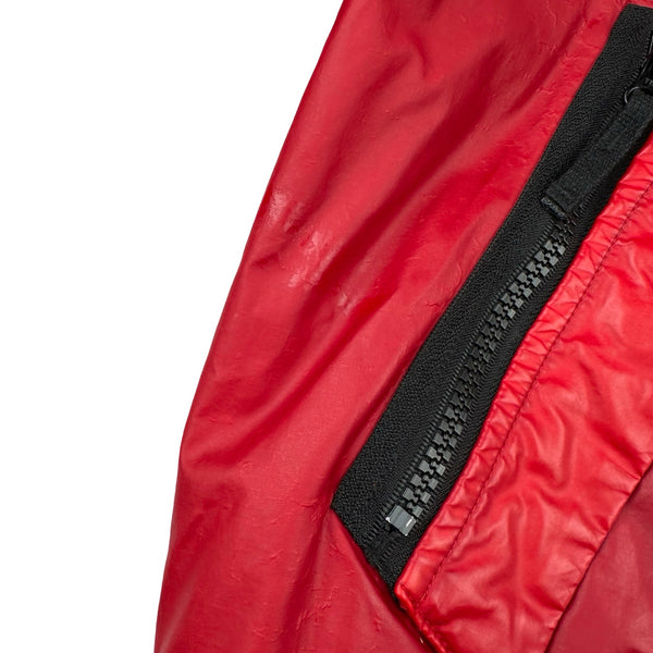 Stone Island 2012 Red 30th Anni Mussola Gommata Padded Jacket - Large