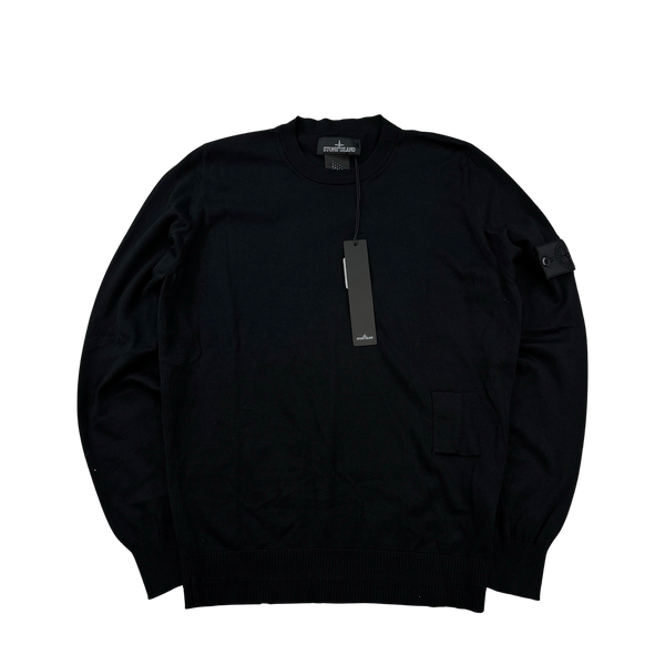 Stone Island 2019 Black Shadow Project Crewneck Jumper Small