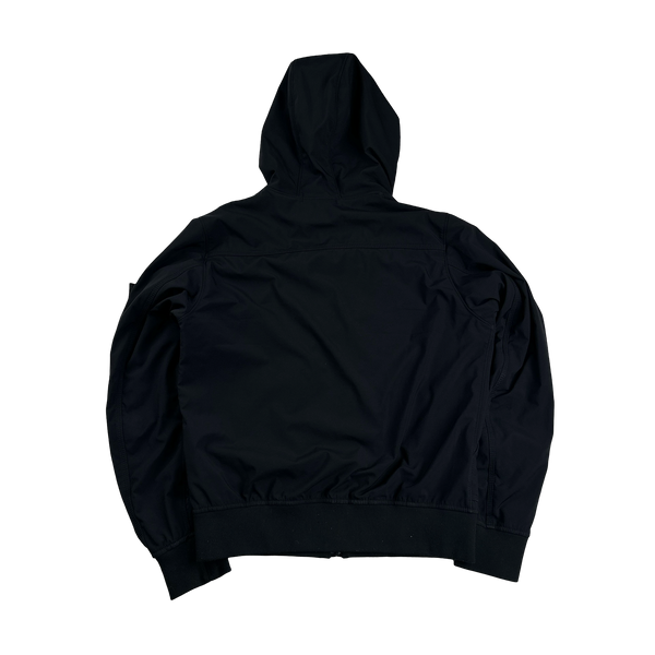 Stone Island 2012 Black Fleece Lined Soft Shell R Jacket - Large