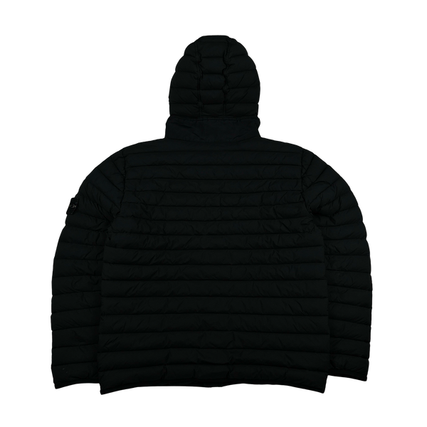 Stone Island 2019 Black Loom Woven Down Puffer Jacket - XL