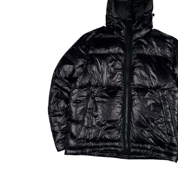 Stone Island 2017 Black Pertex Quantum Y Down Puffer Jacket - Medium
