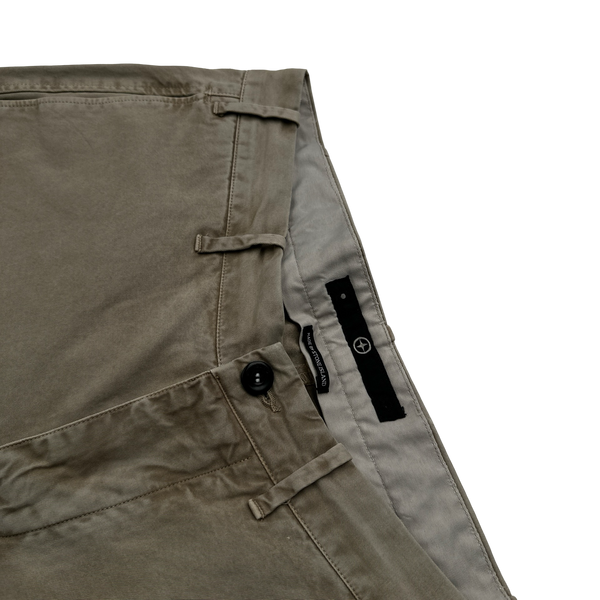 Stone Island Denims 2008 Tan Cotton Cargo Trousers - 32"