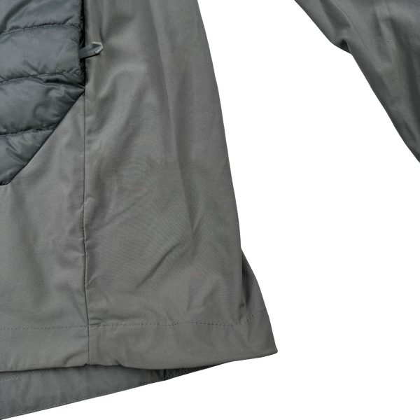 Arcteryx Grey Cerium Hybrid Hoody Down Filled Zipped Jacket - Medium