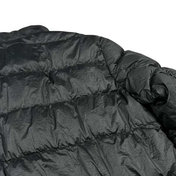 Stone Island Black Garment Dyed Down Puffer Jacket - 3XL