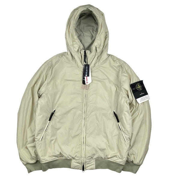 Stone Island 2024 Tan Crinkle R NY Primaloft Jacket Large