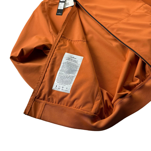 Stone Island 2023 Orange Light Soft Shell R eDye Technology Jacket - XXL