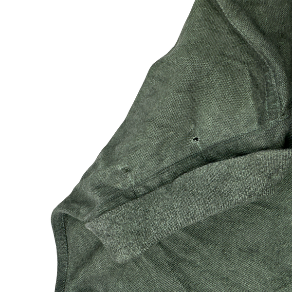 Stone Island Green Patch Dust Cover Polo Shirt - Small