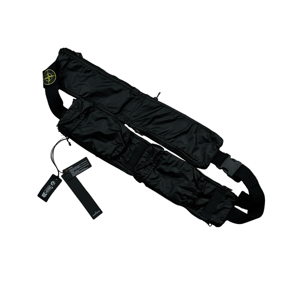 Stone Island 2022 Black Multi Pocket Chest Bag