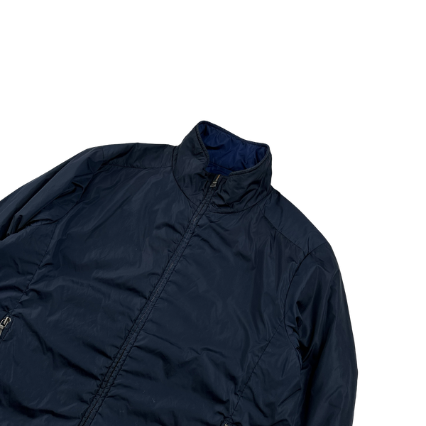 Prada Navy/Blue Reversible Jacket - Large