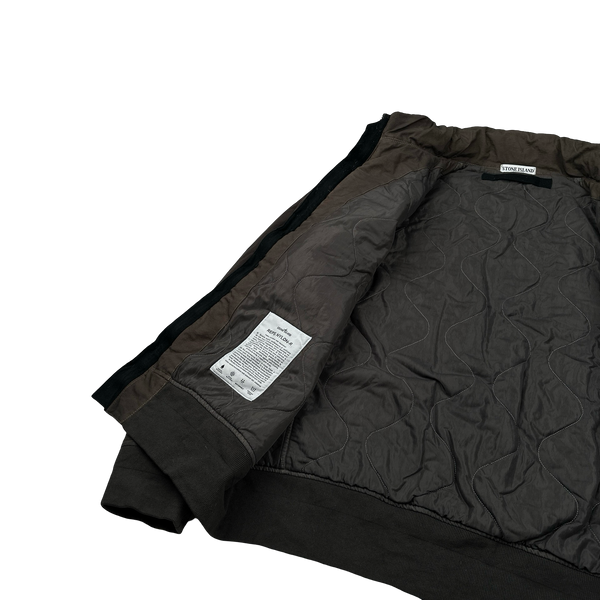 Stone Island 2011  Brown Reps Nylon-R Zipped Bomber Jacket - XXL