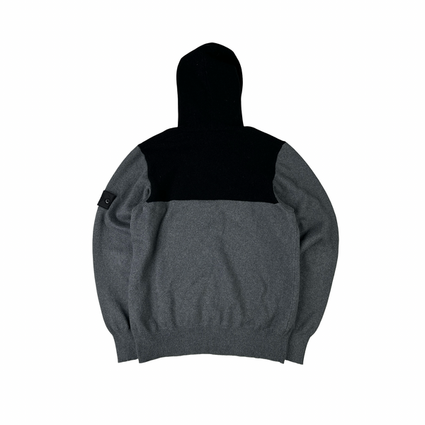 Stone Island 2019 Shadow Project Wool Blend Hoodie Knit Jumper - Small