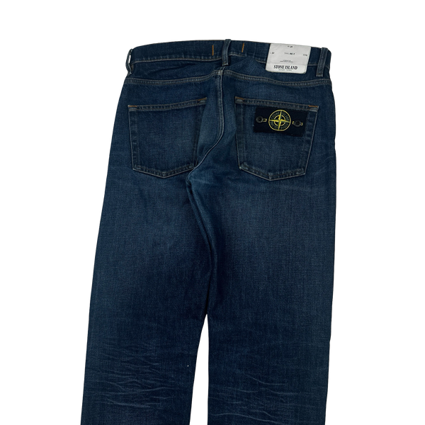 Stone Island 2018 Slim Fit Dark Wash Denim Jeans - W28